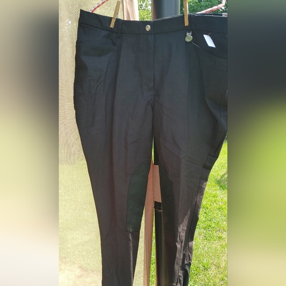 Tuffrider black riding pants size 36 NWT - Picture 2 of 9